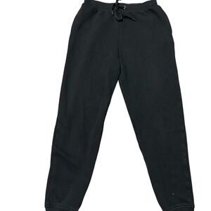 Victoria's Secret Classic Black Joggers with VS on pant leg